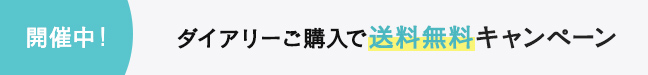 ダイアリー1点で送料無料開催中