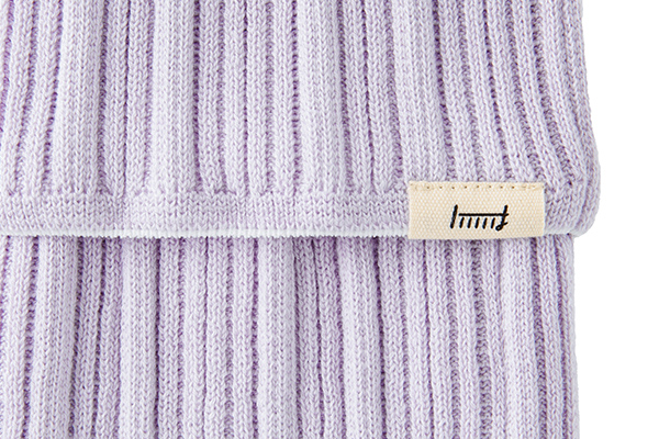 MIDORI Knitted Book Band with Pockets - Light Purple